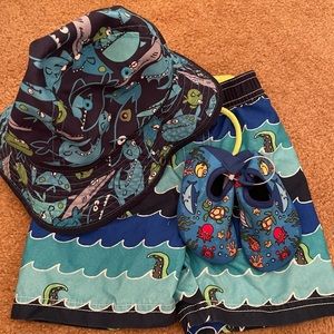 18-24 month Swim Bundle: Hat, Shorts, Shoes